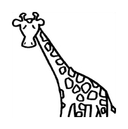 Giraffe Da Colorare Disegnidacolorare It